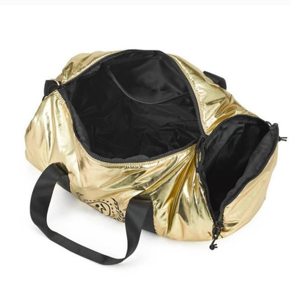 Zumba Fitness Zumba Dance 2020 League Metallic Gold Duffel Bag - Picture 3 of 16